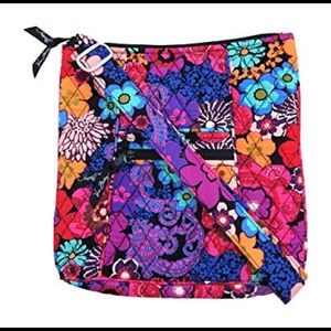 Vera Bradley Floral Fiesta Hipster Purse